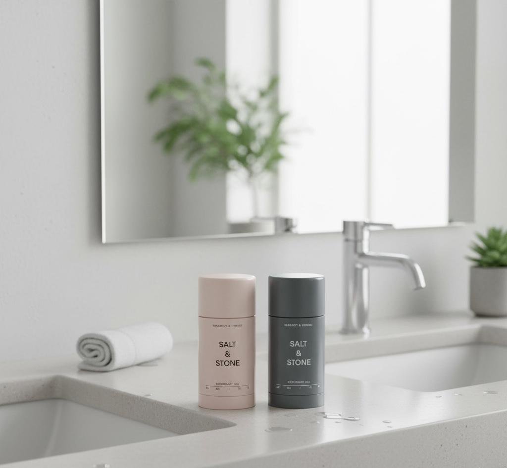 Salt & Stone natūralių gelinių dezodorantų rinkinys